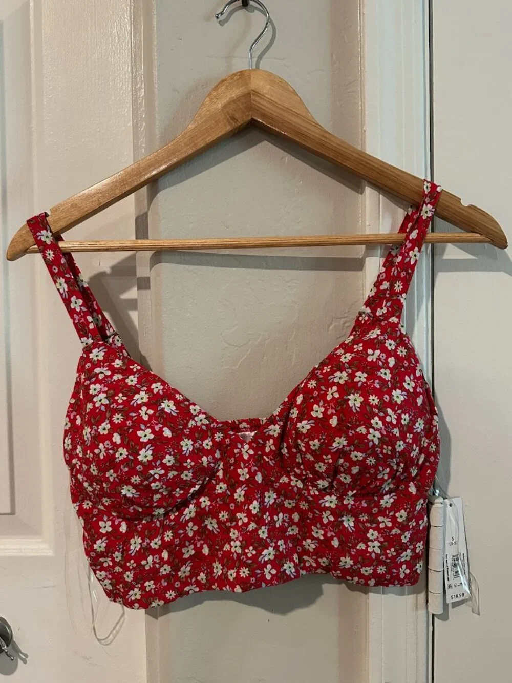 No Boundaries Red Floral 2-Piece Skirt Set Size Small NWT